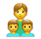 👨‍👦‍👦 Family: Man & Boy & Boy