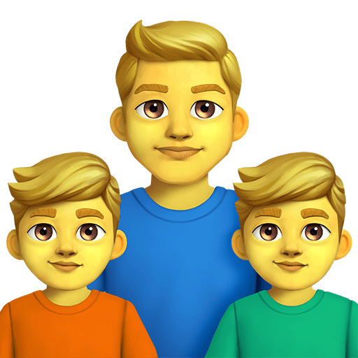 👨‍👦‍👦 Family: Man & Boy & Boy
