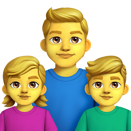 👨‍👧‍👦 Family: Man & Girl & Boy
