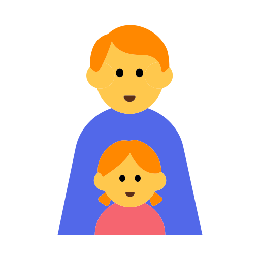👨‍👧 Family: Man & Girl