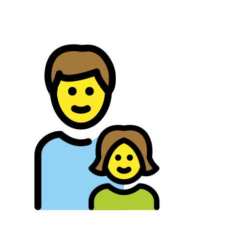 👨‍👧 Family: Man & Girl