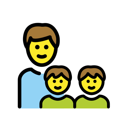 👨‍👦‍👦 Family: Man & Boy & Boy