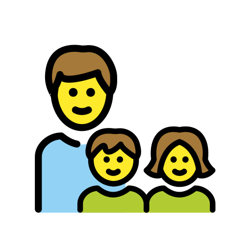 👨‍👧‍👦 Family: Man & Girl & Boy