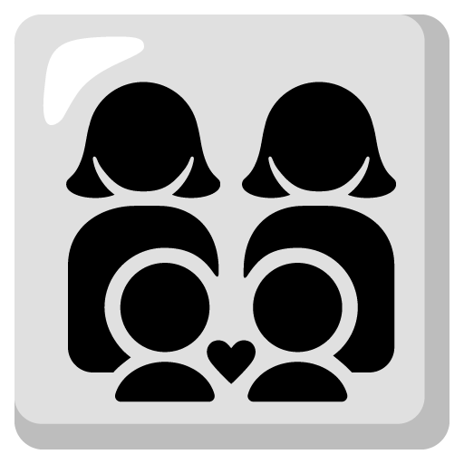 👩‍👩‍👦‍👦 Family: Woman & Woman & Boy & Boy
