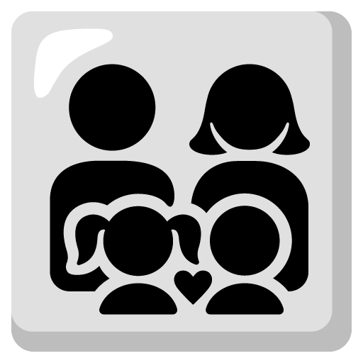 👨‍👩‍👧‍👦 Family: Man & Woman & Girl & Boy