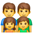 👨‍👨‍👧‍👦 Family: Man & Man & Girl & Boy