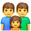 👨‍👨‍👧 Family: Man & Man & Girl