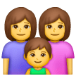 👩‍👩‍👦 Famiglia: Donna, Donna e Bambino