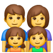 👨‍👩‍👧‍👦 Family: Man & Woman & Girl & Boy