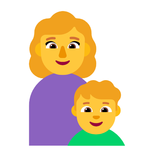 👩‍👦 Family: Woman & Boy