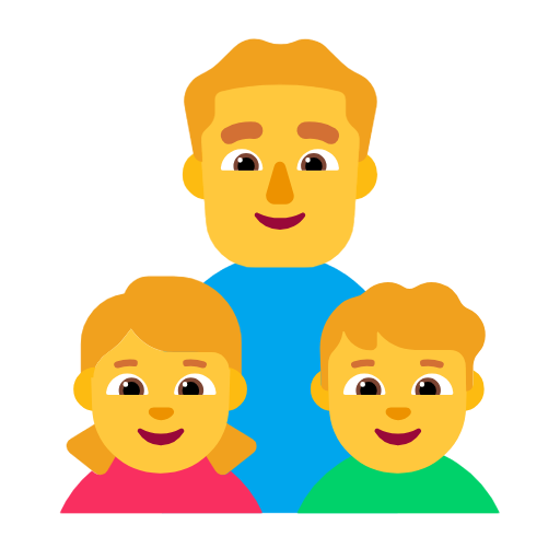 👨‍👧‍👦 Family: Man & Girl & Boy