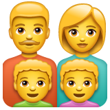 👨‍👩‍👦‍👦 Family: Man & Woman & Boy & Boy