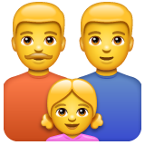 👨‍👨‍👧 Family: Man & Man & Girl