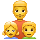 👨‍👧‍👦 Family: Man & Girl & Boy