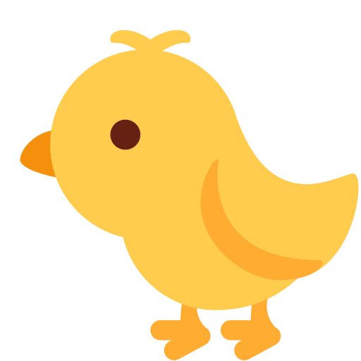 🐤 Left-Facing Baby Chick
